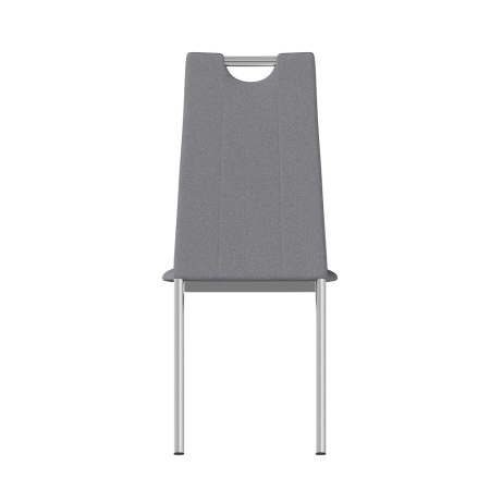 Комплект стульев Орлеан (4 шт), хром рогожка серая