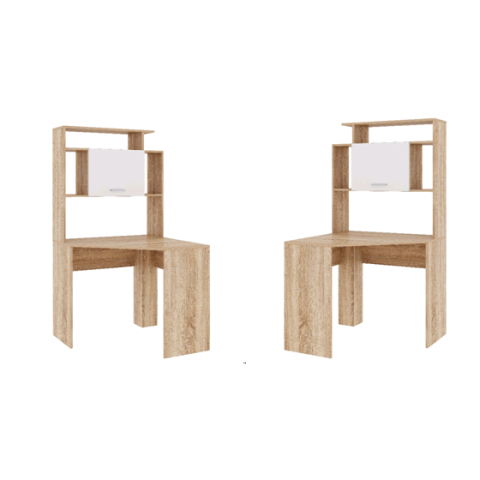 Компьютерный Стол Стайл №8.2 (Ш-890+890 x Г-388 x В-1658 мм)/Разные Цвета